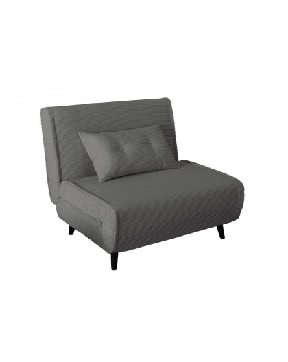 FOTEL ROZKŁADANY SMART MULTIFUNCTION SZTRUKS SZARY