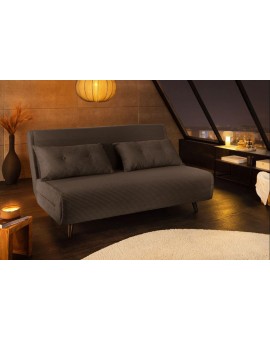 SOFA ROZKŁADANA SMART MULTIFUNCTION SZTRUKS SZARA