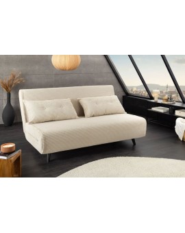 SOFA ROZKŁADANA SMART MULTIFUNCTION SZTRUKS BEŻOWA