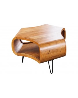 STOLIK KAWOWY ORGANIC LIVING 70 CM AKACJA MIODOWA