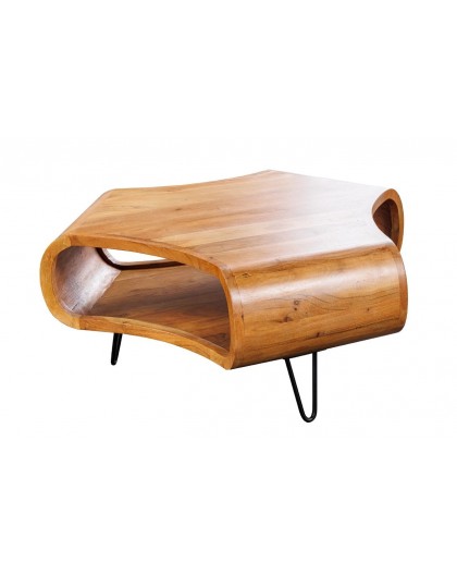 STOLIK KAWOWY ORGANIC LIVING 90 CM AKACJA MIODOWA