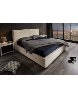 Ł&Oacute;ŻKO ROCCO 180X200 CM SZTRUKS BEŻOWY