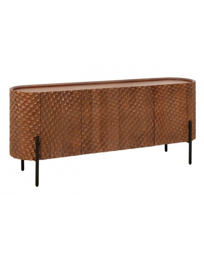 KOMODA ADLON 178X42 CM MANGO BRĄZOWA