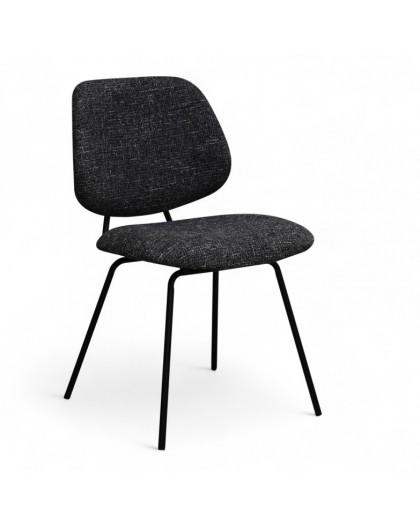 KRZESŁO SOFIA BOUCLE CZARNE