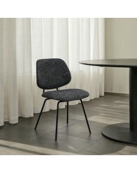 KRZESŁO SOFIA BOUCLE CZARNE