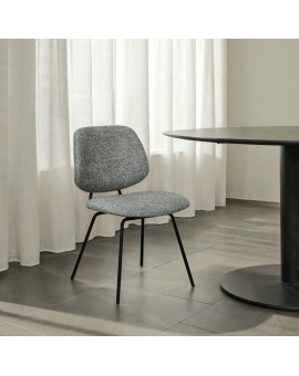 KRZESŁO SOFIA BOUCLE SZARE