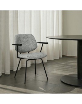 KRZESŁO SOFIA II BOUCLE SZARE