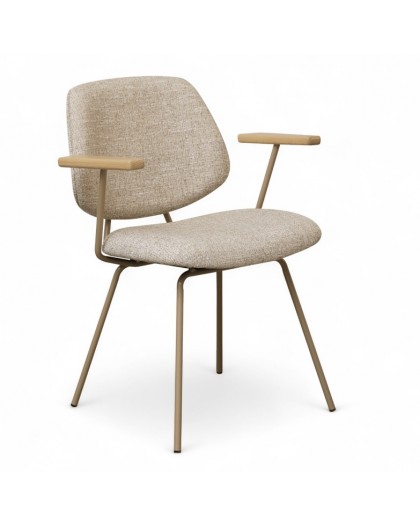 KRZESŁO SOFIA II BOUCLE BEŻOWE