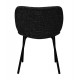 KRZESŁO NANNA BOUCLE CZARNE