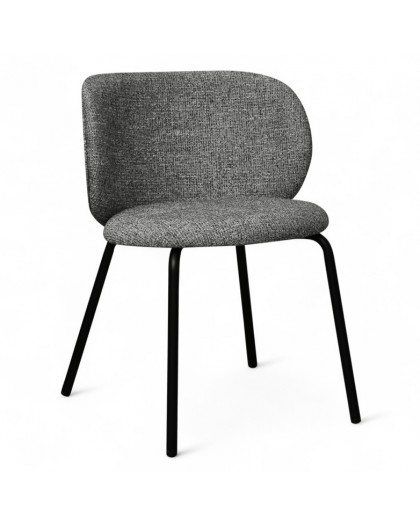 KRZESŁO NANNA BOUCLE SZARE