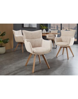 KRZESŁO OBROTOWE VOGUE BEŻOWE