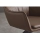 KRZESŁO OBROTOWE VOGUE EKOSKÓRA BRĄZOWE
