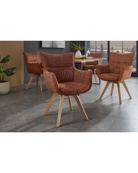 KRZESŁO OBROTOWE VOGUE BRĄZOWE