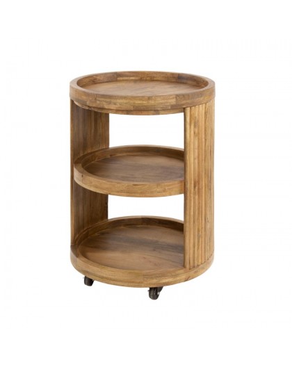 WÓZEK NA WINO OSMAN 55 CM MANGO