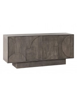 KOMODA ART DECO II 170X38 CM MANGO SZARE