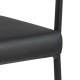 KRZESŁO AVA CZARNE EKOSKÓRA II
