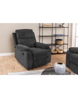 FOTEL ROZKŁADANY MORA SZARY I 89,5 CM