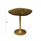 STOLIK KAWOWY 53X42 CM KIKE ZŁOTY