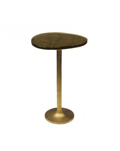 STOLIK KAWOWY 38X33 CM KIKO ZŁOTY