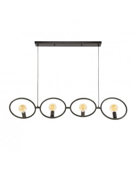 LAMPA WISZĄCA MOENA METALOWA ANTYCZNA CZERŃ