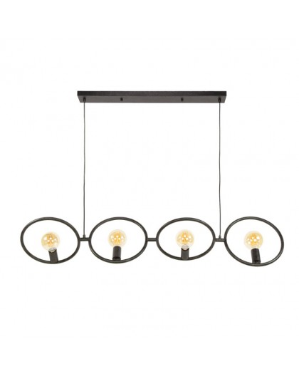 LAMPA WISZĄCA MOENA METALOWA ANTYCZNA CZERŃ