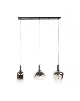 LAMPA WISZĄCA LOBOS SZKŁO DYMIONE