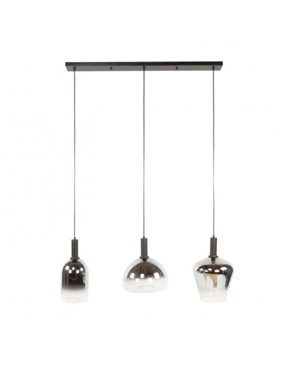 LAMPA WISZĄCA LOBOS SZKŁO DYMIONE