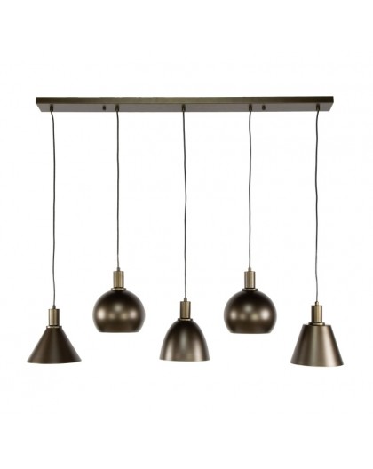 LAMPA WISZĄCA AFRA METALOWA BRĄZOWA