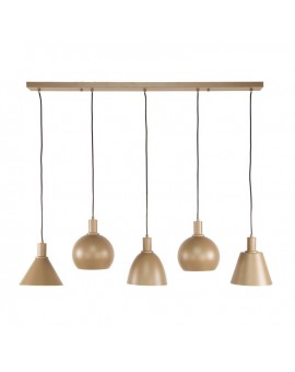 LAMPA WISZĄCA AFRA METALOWA BEŻOWA