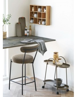 HOKER BADALONA BRĄZOWY BOUCLE