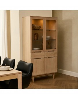 WITRYNA KERTEMINDE 100X45 CM DĄB BIELONY