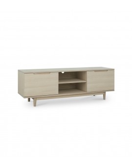 SZAFKA RTV KERTEMINDE 160X45CM DĄB BIELONY