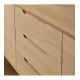 KOMODA KERTEMINDE 160X45CM DĄB BIELONY