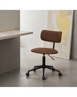 KRZESŁO BIUROWE ROXY CIEMNOBRĄZOWE