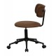 KRZESŁO BIUROWE ROXY CIEMNOBRĄZOWE