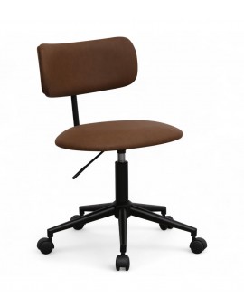 KRZESŁO BIUROWE ROXY CIEMNOBRĄZOWE