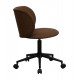 KRZESŁO BIUROWE BOBO CIEMNOBRĄZOWE