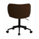 KRZESŁO BIUROWE BOBO CIEMNOBRĄZOWE