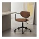KRZESŁO BIUROWE LIDO CIEMNOBRĄZOWE