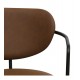 KRZESŁO BIUROWE LIDO CIEMNOBRĄZOWE