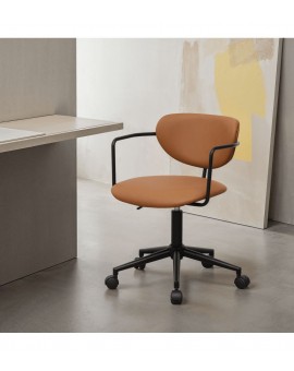 KRZESŁO BIUROWE LIDO JADSNOBRĄZOWE