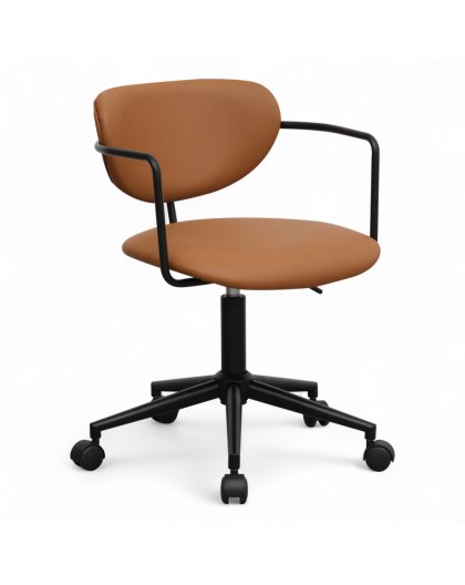 KRZESŁO BIUROWE LIDO JADSNOBRĄZOWE