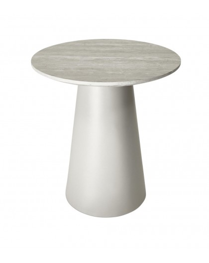 STOLIK KAWOWY TANGO 45 CM TRAWERTYN SZARY