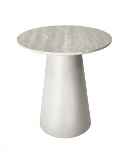 STOLIK KAWOWY TANGO 45 CM TRAWERTYN SZARY