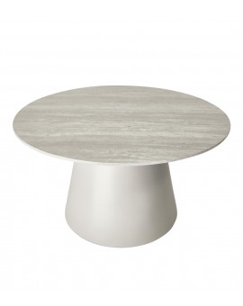 SSTOLIK KAWOWY TANGO 80 CM TRAWERTYN SZARY