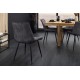 ZESTAW KRZESEŁ ROADSTAR CIEMNOSZARY WELUR - 4SZT