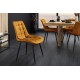 ZESTAW KRZESEŁ ROADSTAR MUSZTARDOWY WELUR - 4SZT