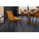 ZESTAW KRZESEŁ ROADSTAR WELUR MUSZTARDOWY - 4SZT
