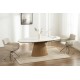STÓŁ ROZKŁADANY UNIQUE 160-200X90 CM CERAMICZNY BIAŁY