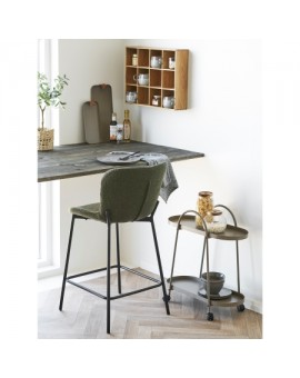 HOKER MACEDA CIEMNOZIELONY BOUCLE